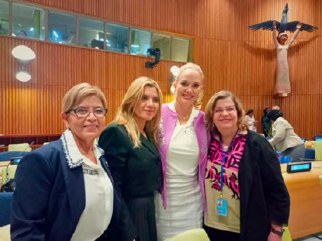 El Instituto de las Mujeres en Tamaulipas expone políticas públicas en la Organización de las Naciones Unidas 